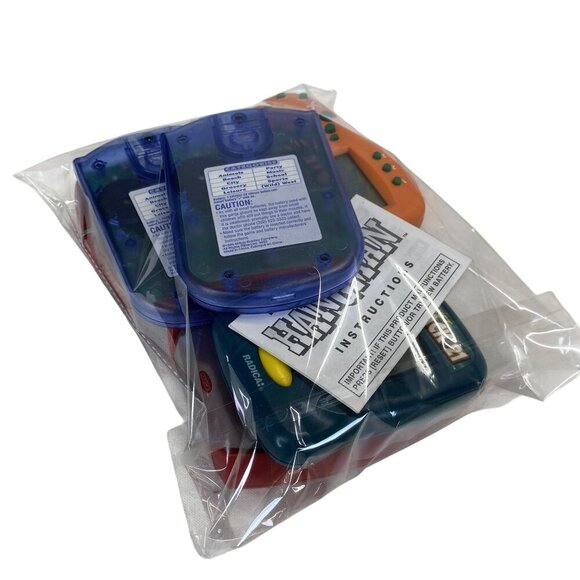 Electronic Handheld Game Lot Radica Hangman Tic Tac Toe Blackjack 21 Poker - Picture 5 of 5